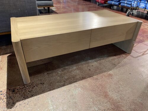 NEW! ARTICLE Torme 48" Storage Coffee Table - White Oak