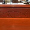 Ornate Distressed Red Cabinet