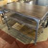Industrial Wooden Kitchen Trolley
