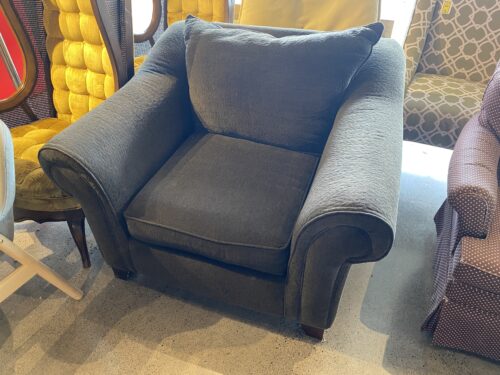 Charcole Plush Armchair