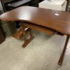 Mahogany Expandable Side Sectioned Office Desk