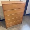 Caramel Colored 5 Drawer Dresser