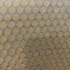 Orange and Grey Hex Pattern Chair