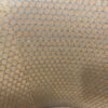 Orange and Grey Hex Pattern Chair