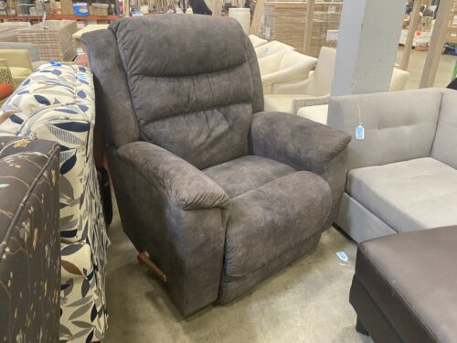 LA-Z-BOY Grey Rocking Manual Recliner