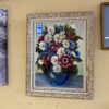 Marg Simonini Floral Vase Oil Painting