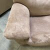 Ultra Plush Light Brown Fabric Loveseat