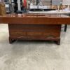 Cherry Wood and Copper Hibatchi Table