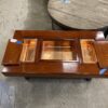 Cherry Wood and Copper Hibatchi Table