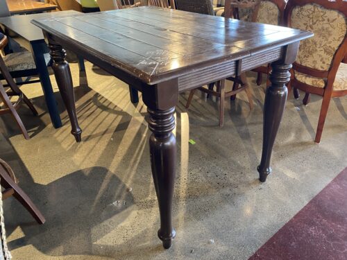 Family Gathering Tall Brown Dining Table