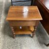 ETHAN ALLEN  Short Pine Side Table
