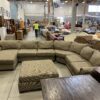 "Mara" Expansive Brown Knit Modular Sectional