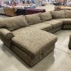 "Mara" Expansive Brown Knit Modular Sectional