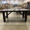 Rustic Style Walnut Finished Rectangle Dining Table