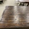 Rustic Style Walnut Finished Rectangle Dining Table