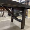Rustic Style Walnut Finished Rectangle Dining Table