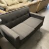 Olive Green Loveseat with Tufted Back
