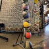 WF Athletic Supply 6Pc. Medicine Ball Set w/ Storage Rack