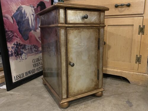 HOOKER Mixed Metallic Single Drawer Nightstand