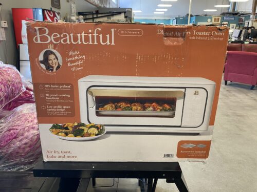 BEAUTIFUL NEW! Infrared Air Fry Toaster Oven by Drew Barrymore