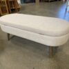 COMPTREE Subtle Beige Modern Storage Ottoman