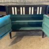 Teal Pop Black & White Cabinet