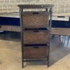 PIER 1 Metal Frame Basket Drawer Storage Tower