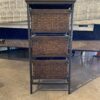 PIER 1 Metal Frame Basket Drawer Storage Tower