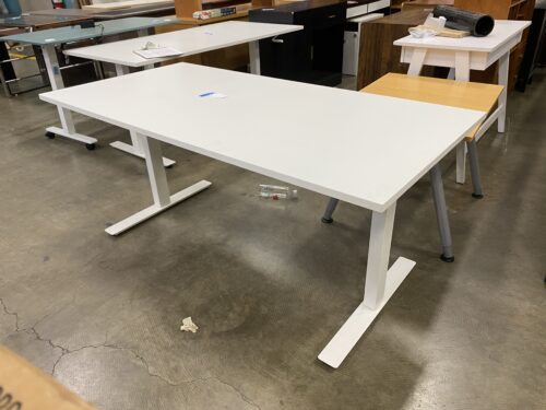 Standard White Rectangular Desk