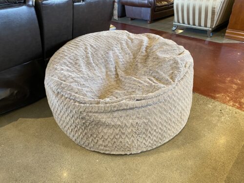 Plush Grey Foam Filled Lounge Pad