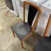 MCM Glass Topped Dining Table Set with 6 Chairs