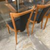 MCM Glass Topped Dining Table Set with 6 Chairs