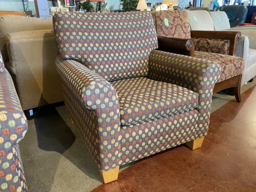 Autumn Dot Pattern Armchair