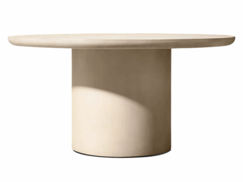RESTORATION HARDWARE Oslo Plaster Round Dining Table