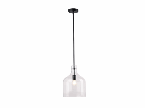 ALLEN+ROTH Kesteven 1-Bulb Pendant Light in Black
