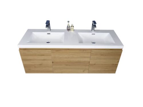 MORENO BATH New in box White Acrylic Bathroom Vanity Top