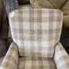 LA-Z-BOY Tartan Plaid Blue and Tan Living Room Chair