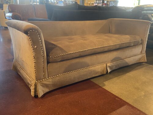 Low Old School Button Seat Sofa