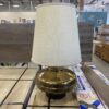 Vintage Brass Circle Double Light Lamp