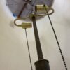 Vintage Brass Circle Double Light Lamp
