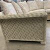 UNIVERSAL White Washed Ratan and Floral L Sectional
