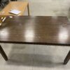 Walnut Finished Simplistic Dining Table