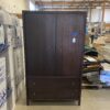 CRATE & BARREL Dark Wood All in One Armoire