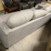 Grey Burlap-esqe Couch