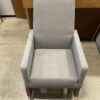 BAXTON STUDIO Light Grey Nursery Rocking Chair