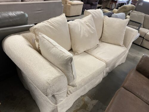 Floral Paisley Couch with Matching Pillows