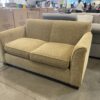 LEE Sandy Yellow High Backed Loveseat