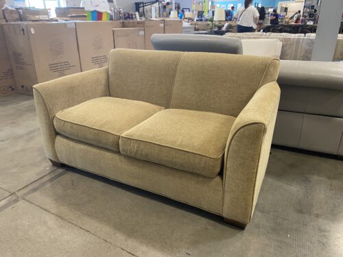 LEE Sandy Yellow High Backed Loveseat