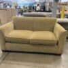 LEE Sandy Yellow High Backed Loveseat