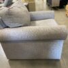 LA-Z-BOY MicroFiber-Like Soft Grey Roll Arm Sofa Chair